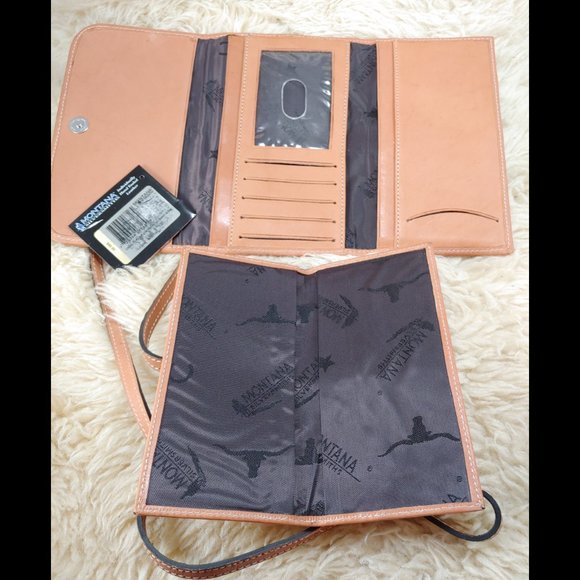 MONTANA WEST Tri-Fold Purse/Wallet-Hair-Brown - Picture 11 of 16